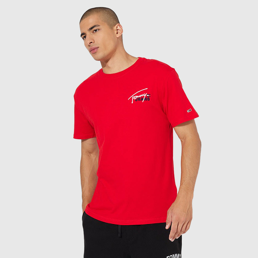 Graphic Signature T-Shirt - Crimson*
