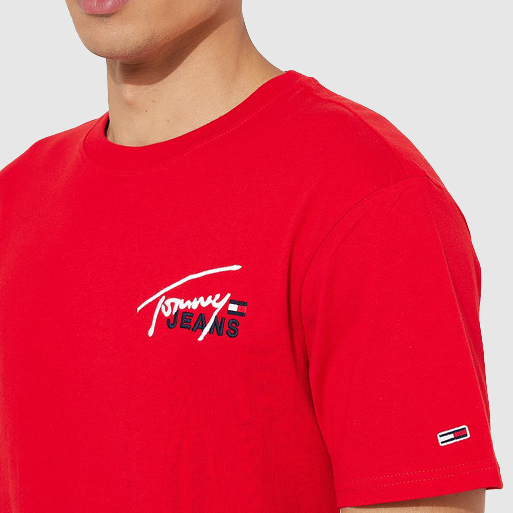 Graphic Signature T-Shirt - Crimson*