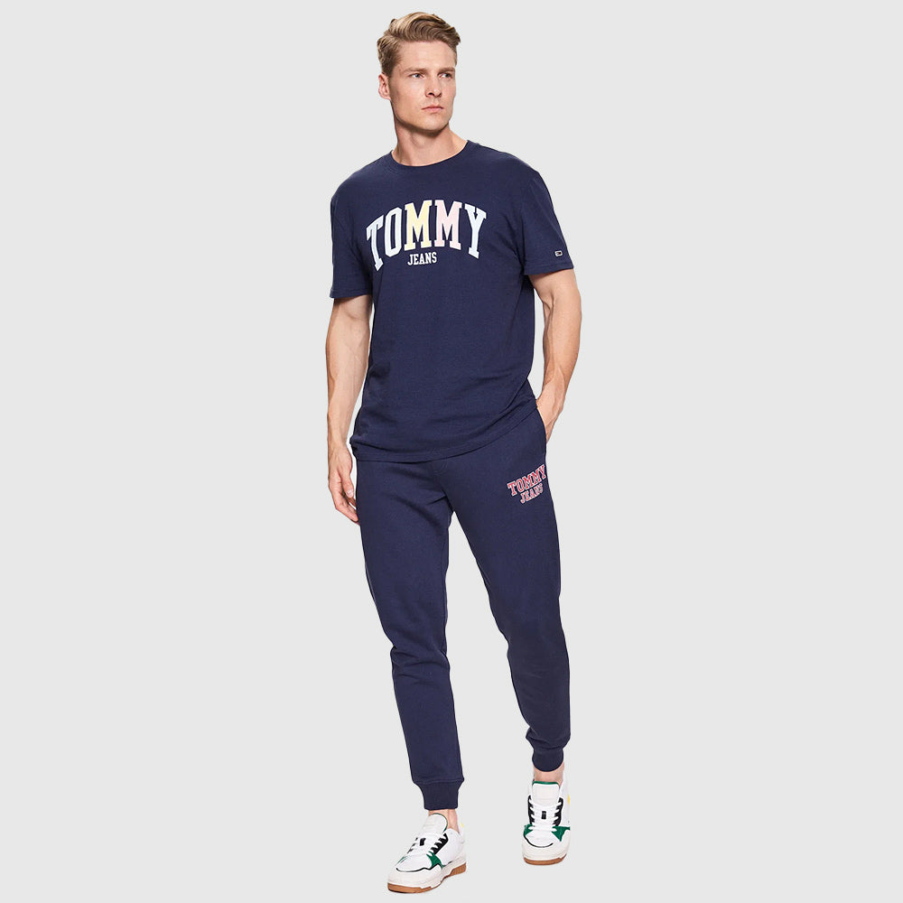 Slim Entry Graphic Sweatpant - Navy*