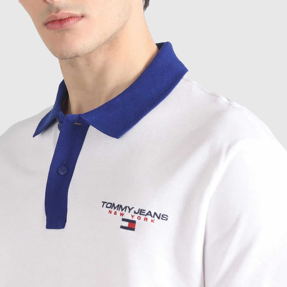Contrast Regular Polo - White*