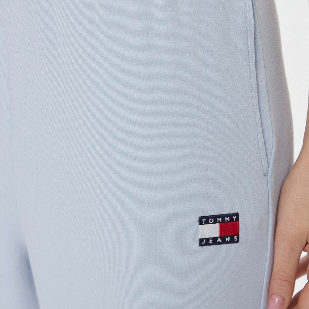 Badge Wide Sweatpants - Light Blue*