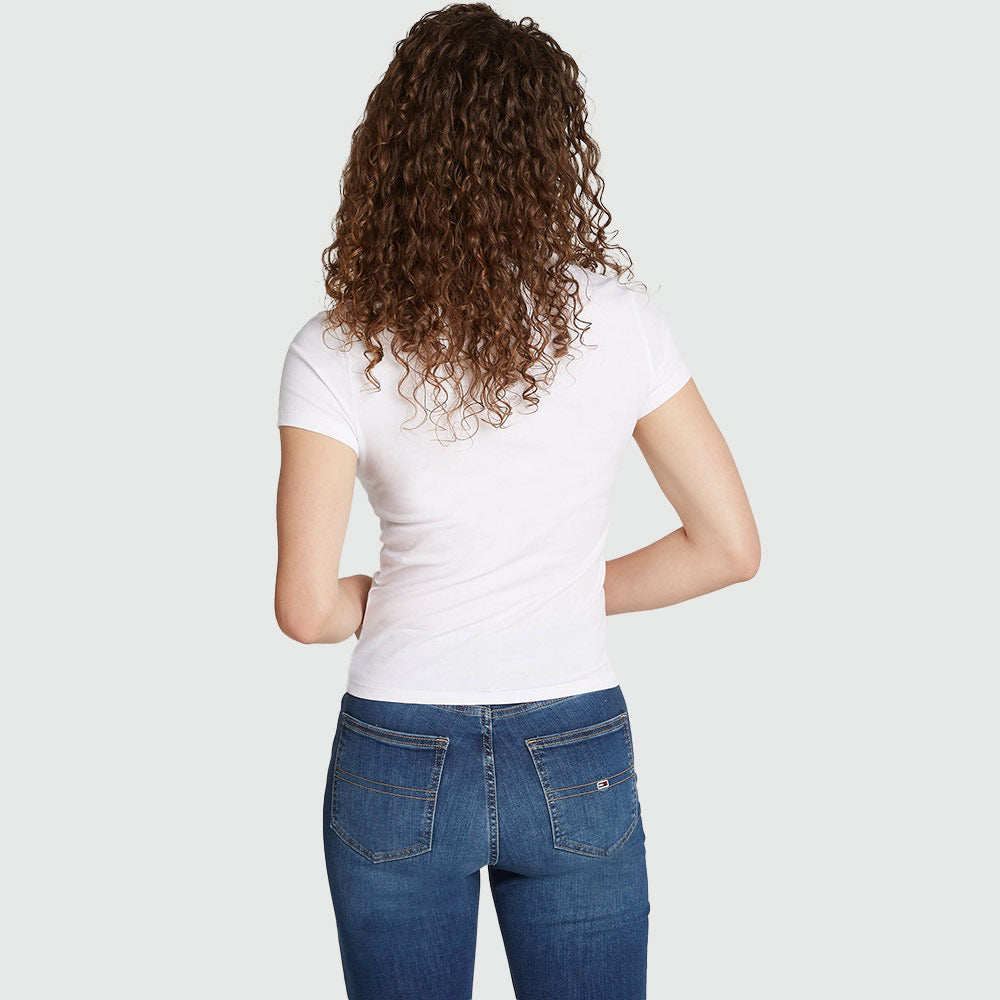 Slim Linear T-Shirt - White*