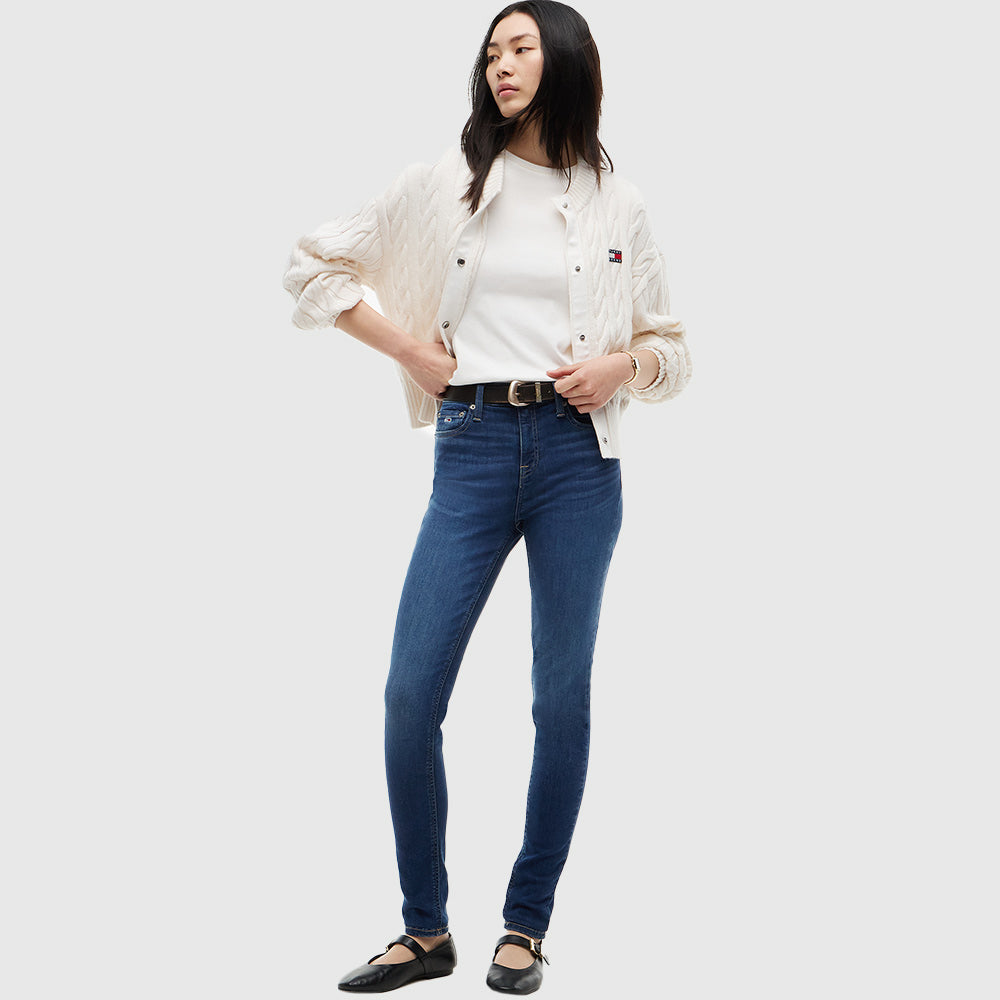 Nora Mid Rise Skinny Jean - Denim Dark*