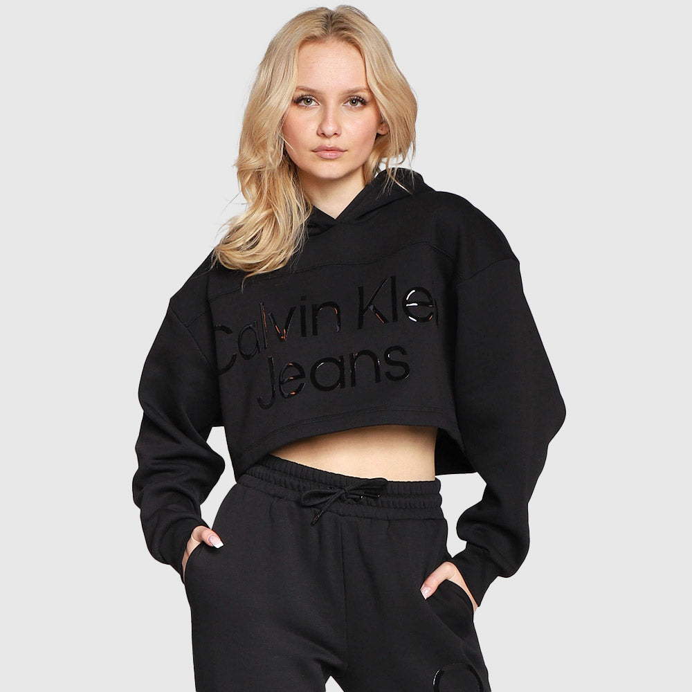 Shiny Institutional Hoodie - Black*