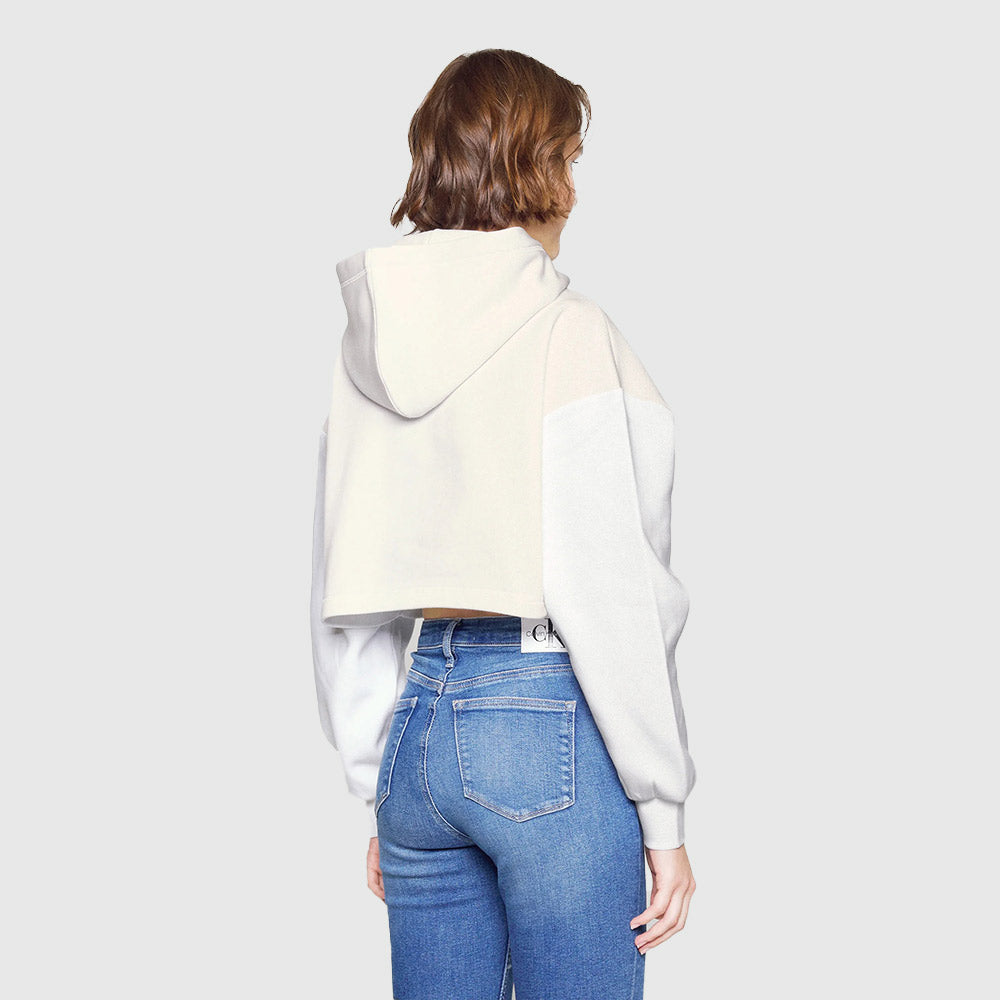 Shiny Institutional Hoodie - White*