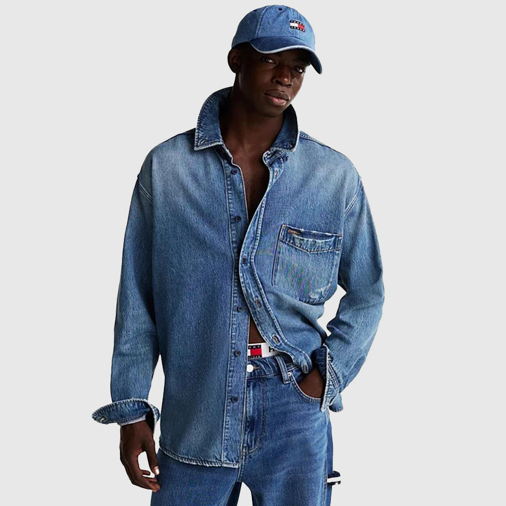 Relaxed Shirt - Denim Medium*