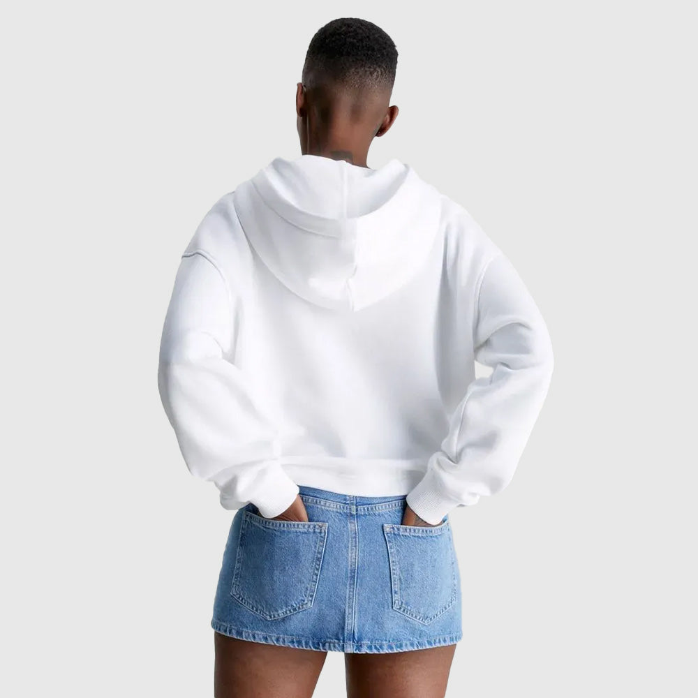 Motion Blur Logo Hoodie - White*