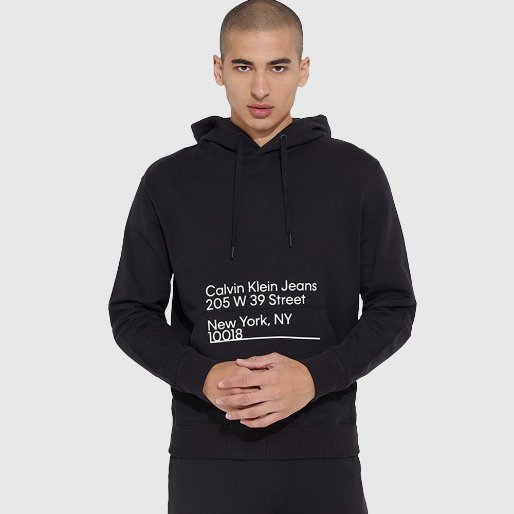 Address Logo Hoodie - Black*