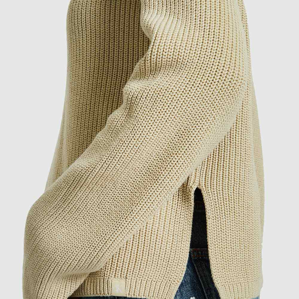 Loose High Neck Sweater - Green*