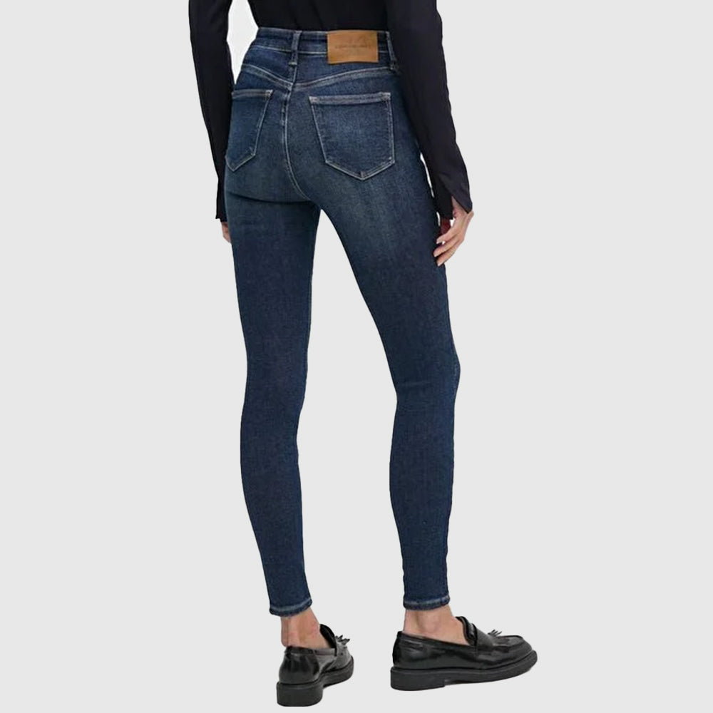 High Rise Super Skinny - Denim Dark*
