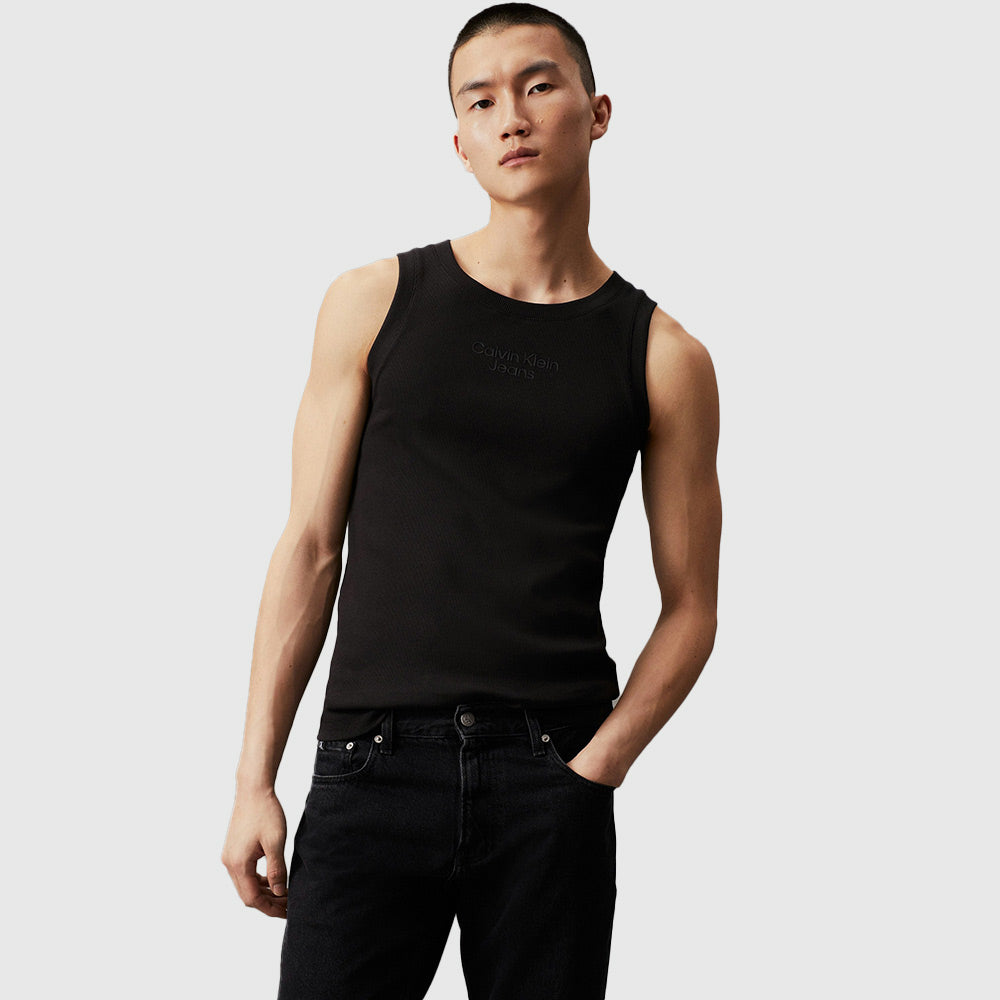 Institutional Rib Tank - Black*