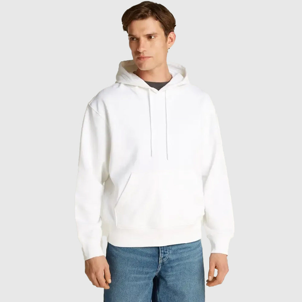 Soft Layered Monogram Hoodie - White*