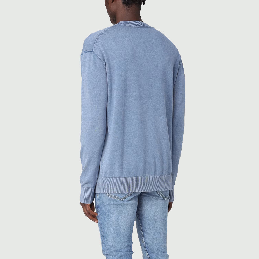 Premium Monogram Sweater - Indigo*