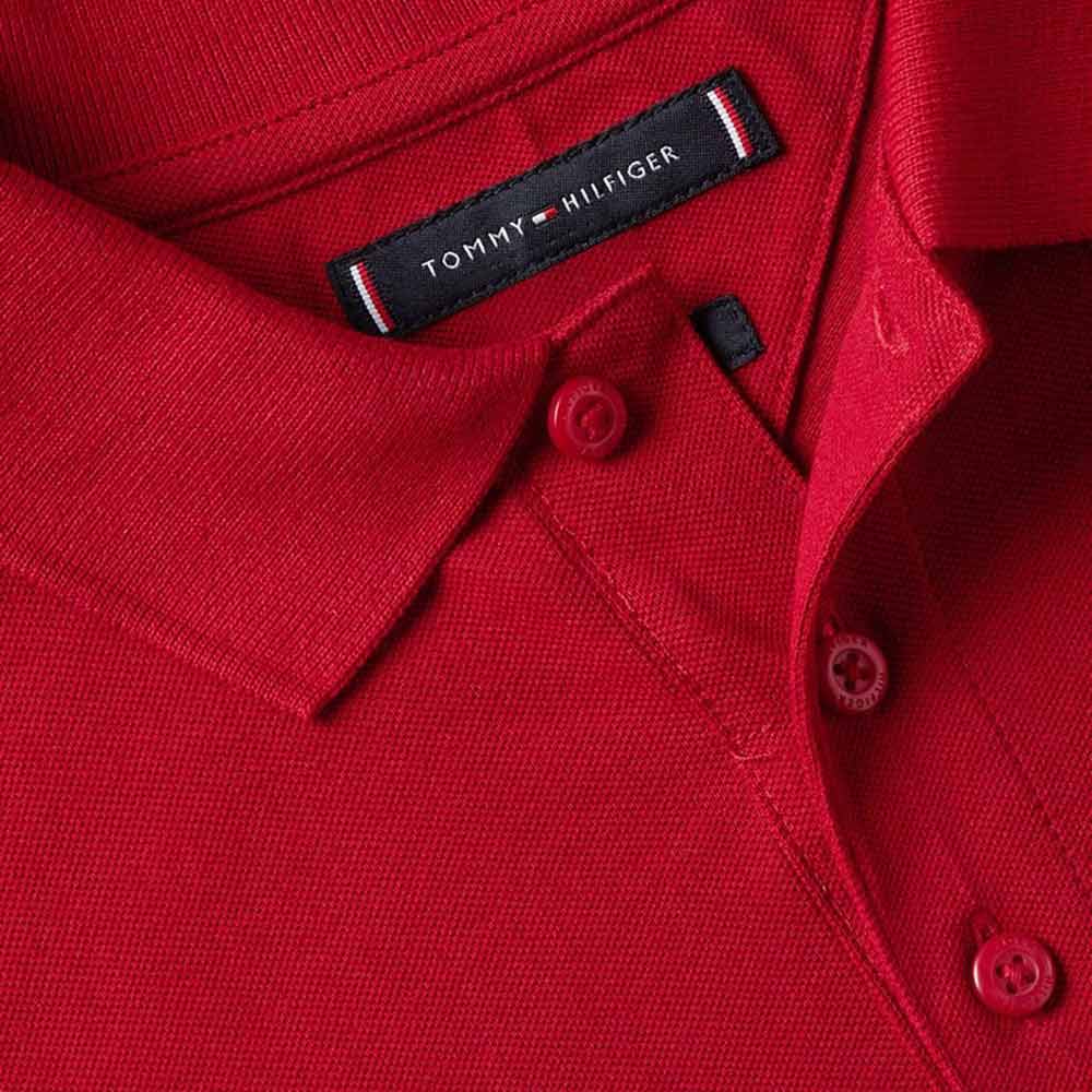 Monotype Cuff Slim Polo - Red*
