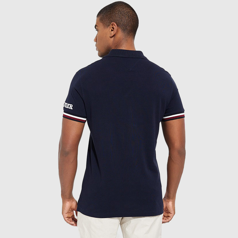 Monotype Cuff Slim Polo - Navy*