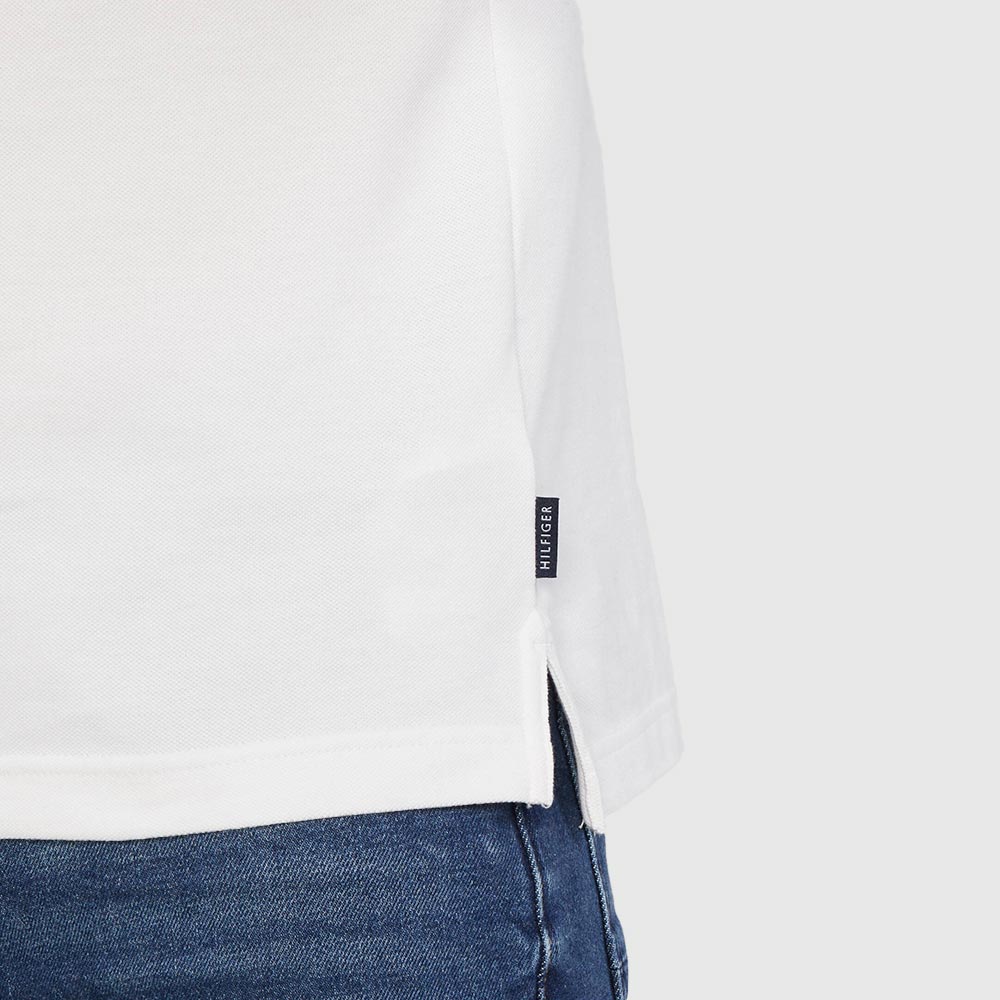 Zip Tip Slim Polo - White*