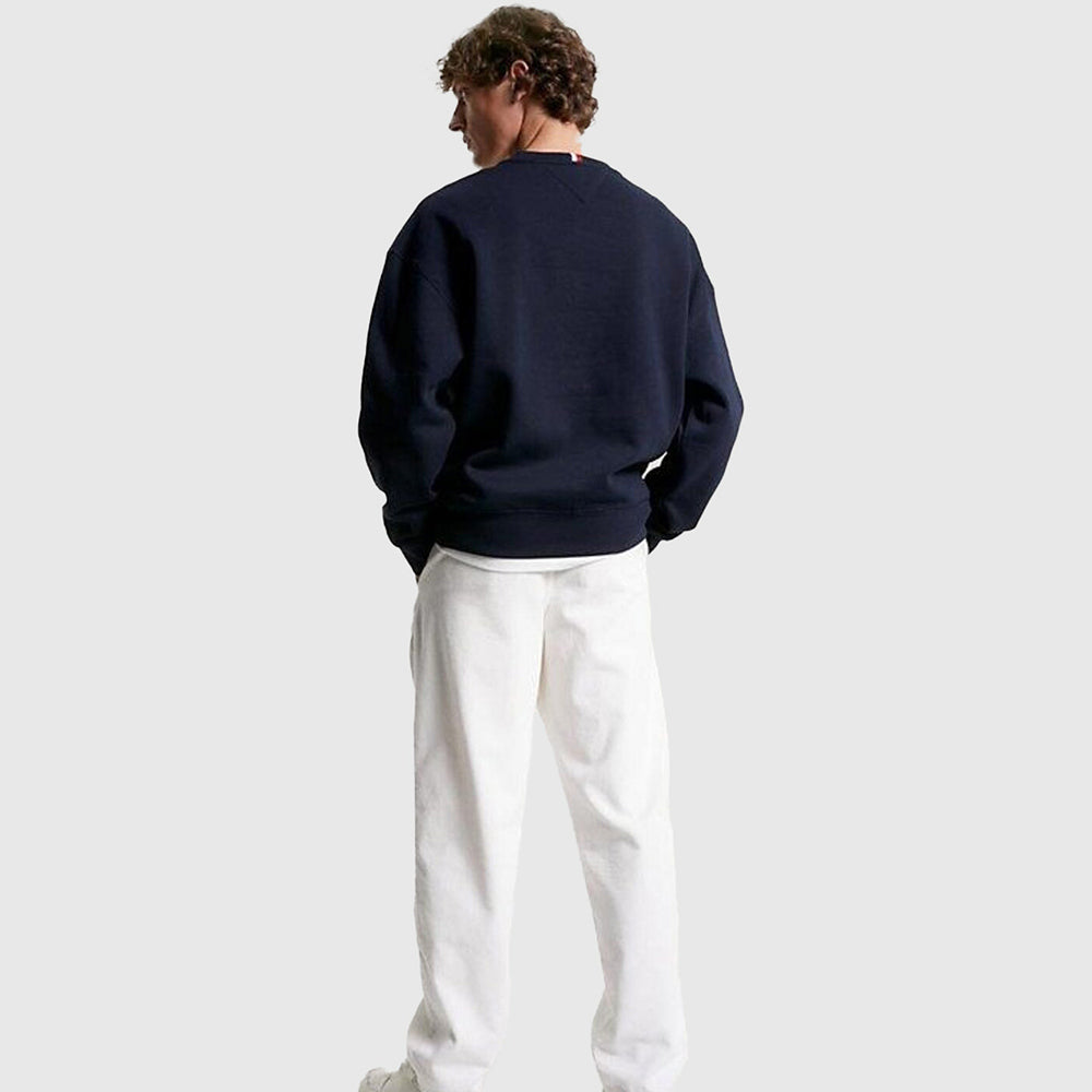 Monotype Embroidered Sweatshirt - Navy*