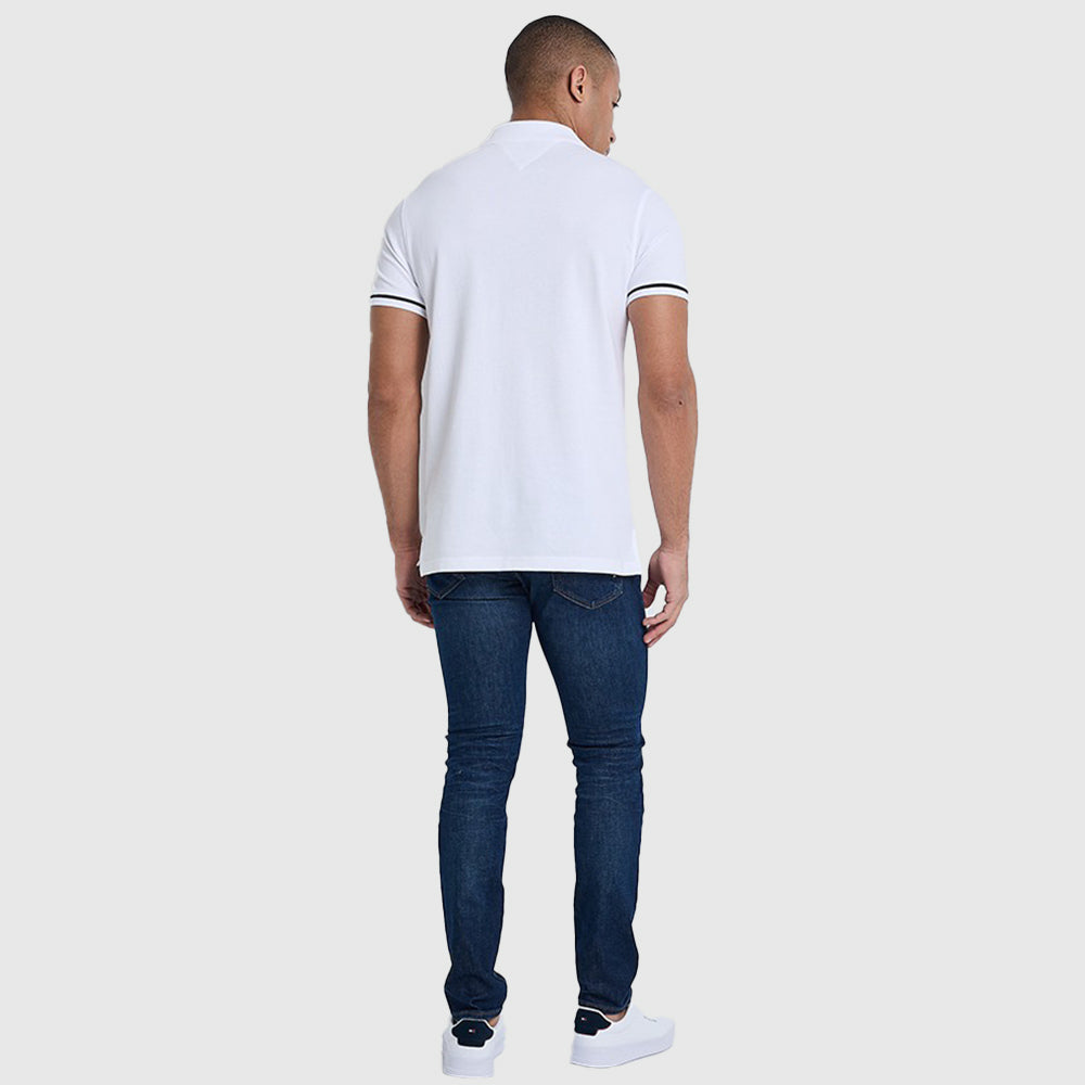 Under Placket Regular Polo - White*