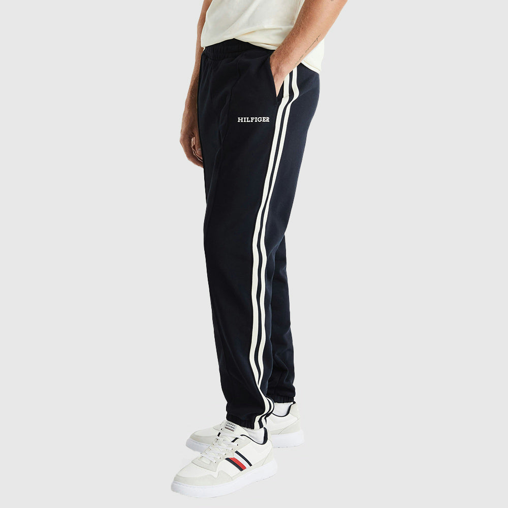 Tape Monotype Sweatpants - Navy*