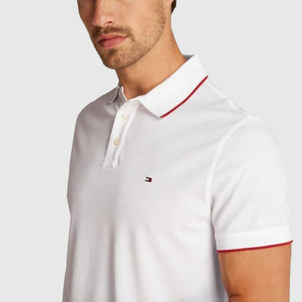Elevated Tipping Polo - White*