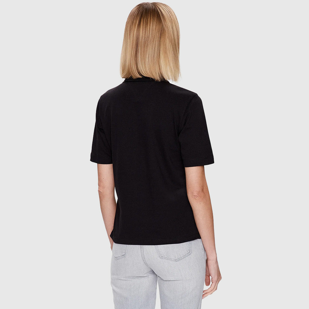 Regular Pique Polo - Black*