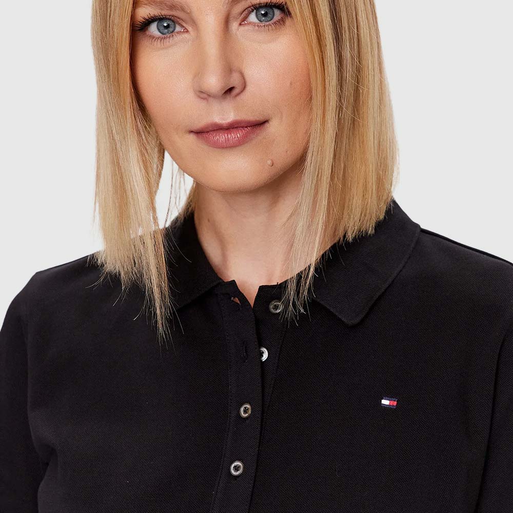 Regular Pique Polo - Black*