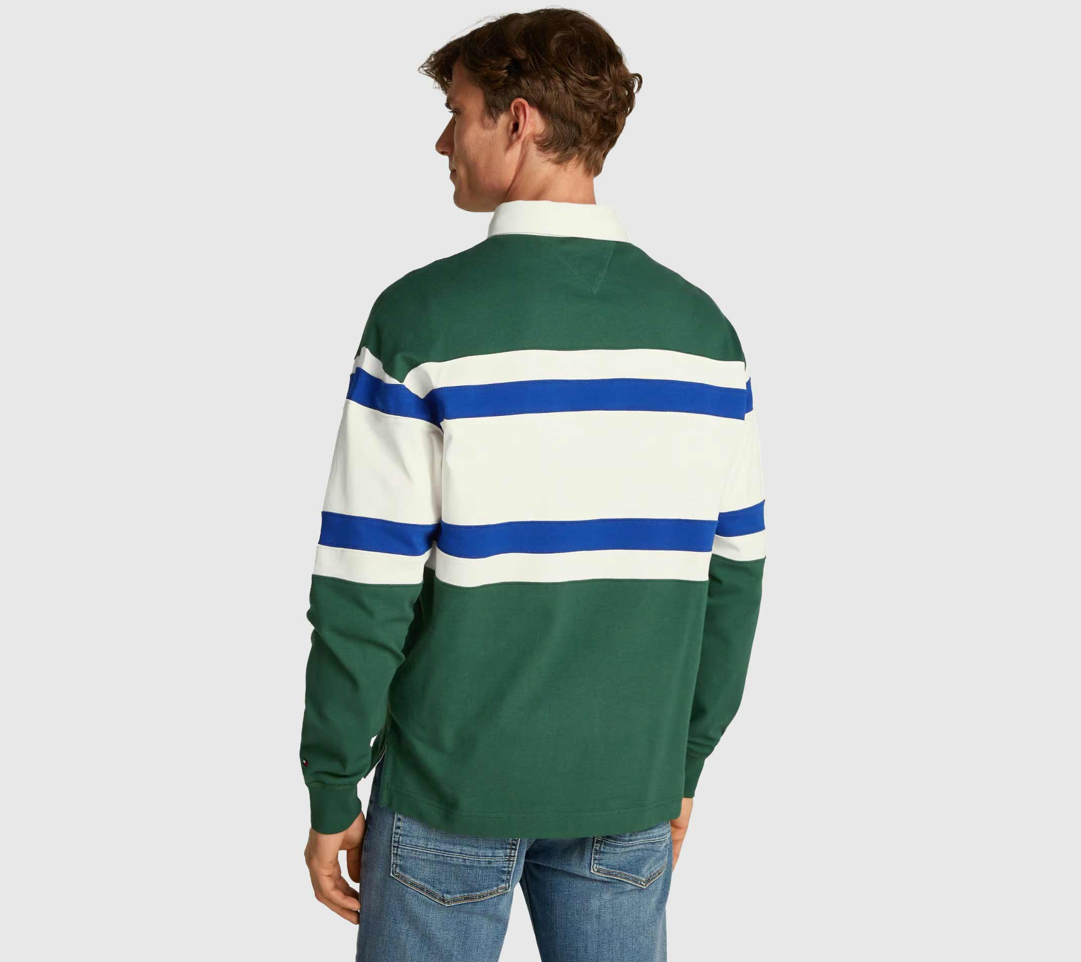 Stripe Block Rugby Shirt - Multi*