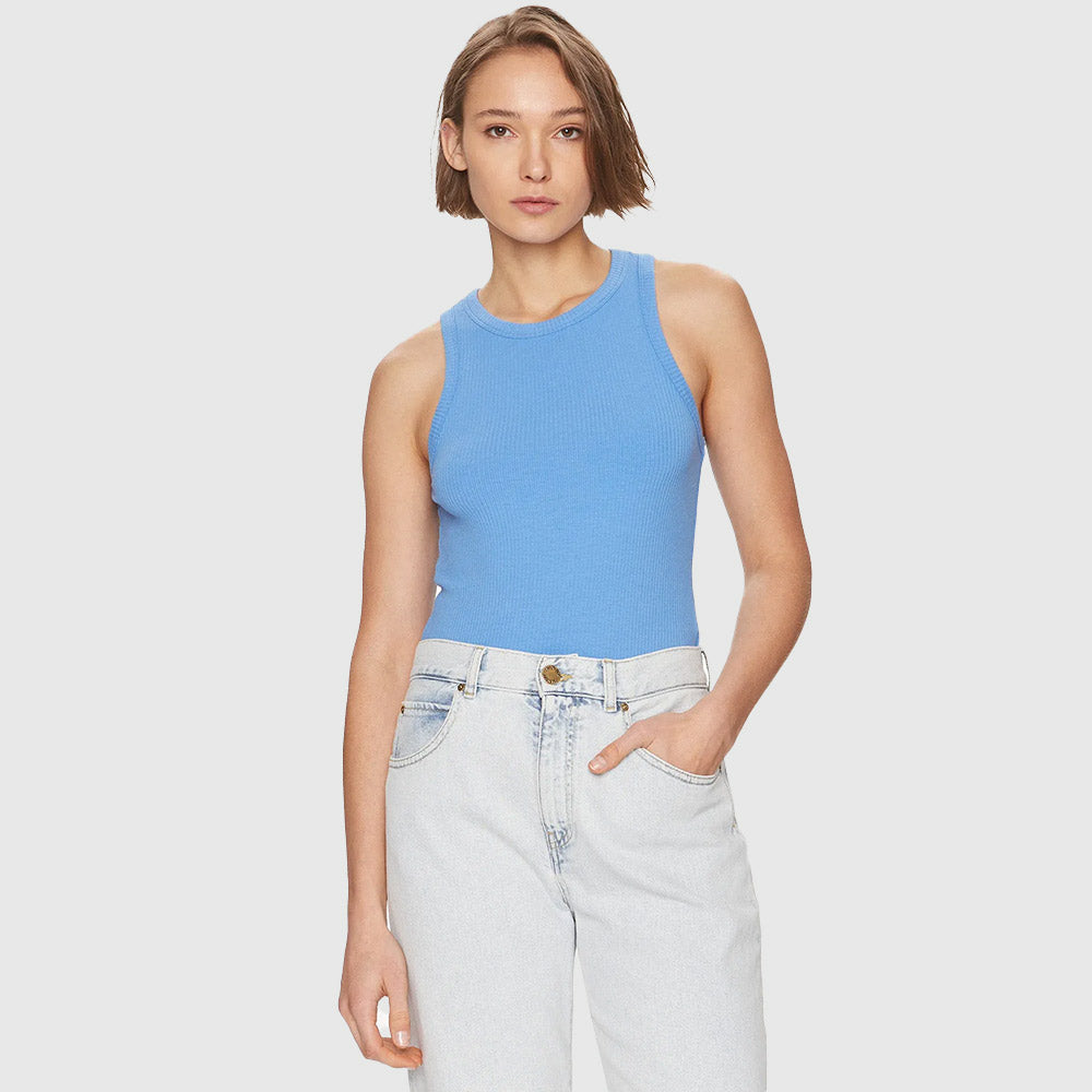 Slim Rib Tank - Blue*