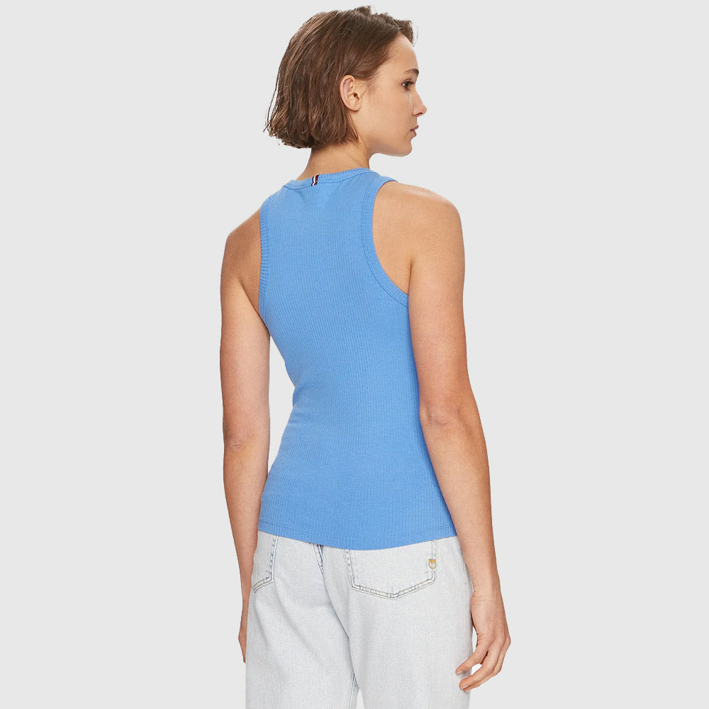 Slim Rib Tank - Blue*