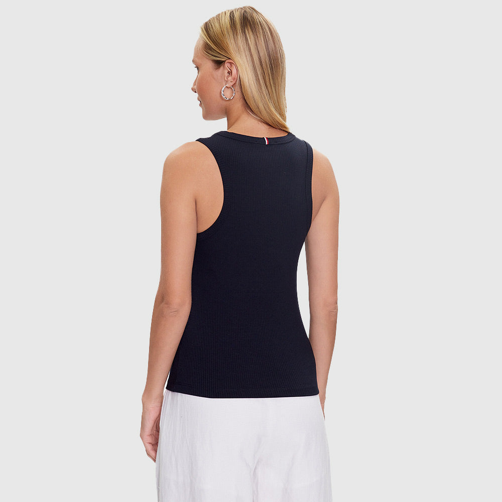 Slim Rib Tank - Navy*