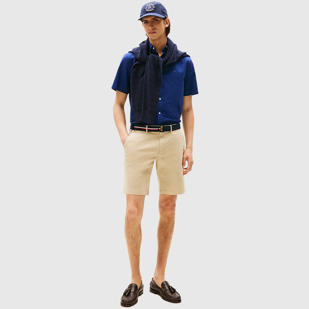 Brooklyn Twill Belt Short - Beige*