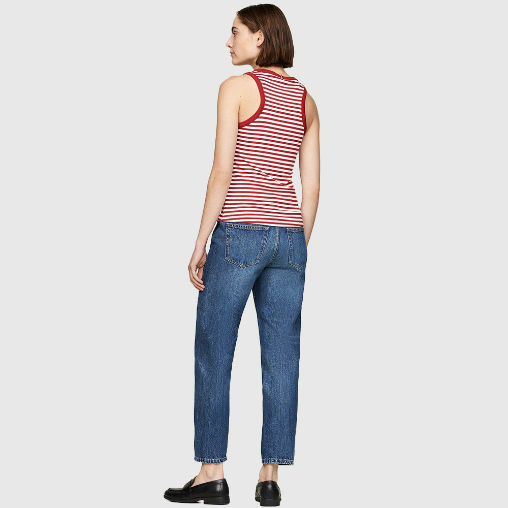 Slim Rib Tank Top  - Magma*