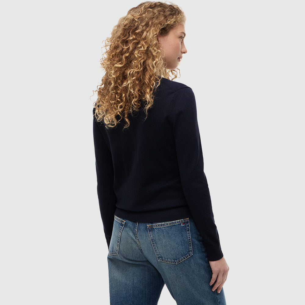 Heritage V-Neck Jersey - Navy*