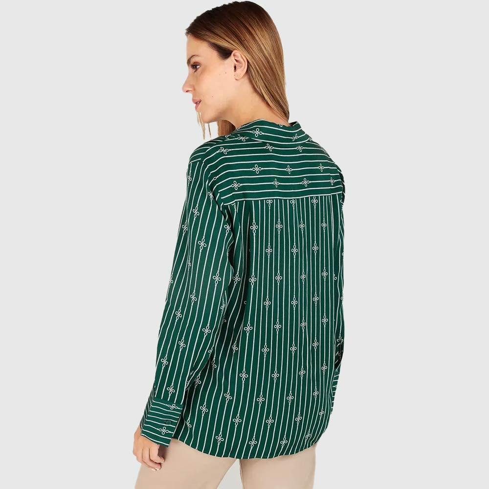 Viscose Regular Shirt - Green*