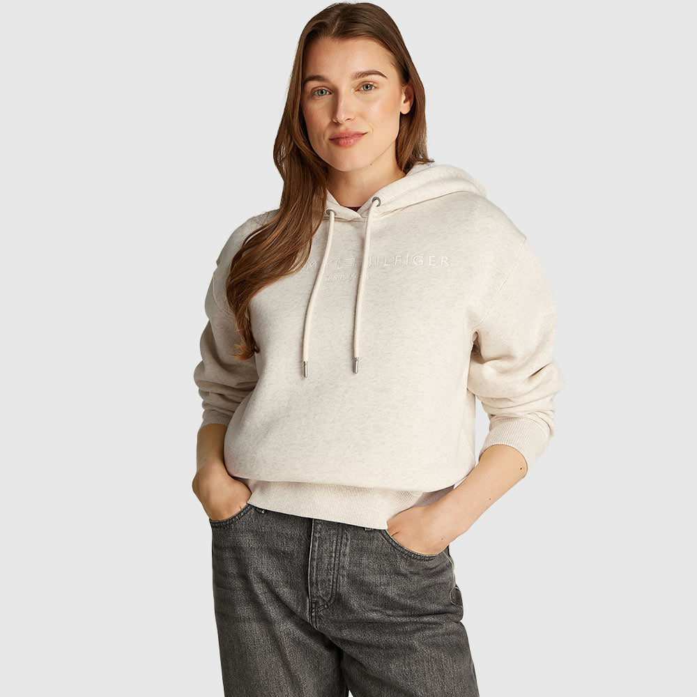 Mordern Regular Logo Hoodie - Oatmilk*