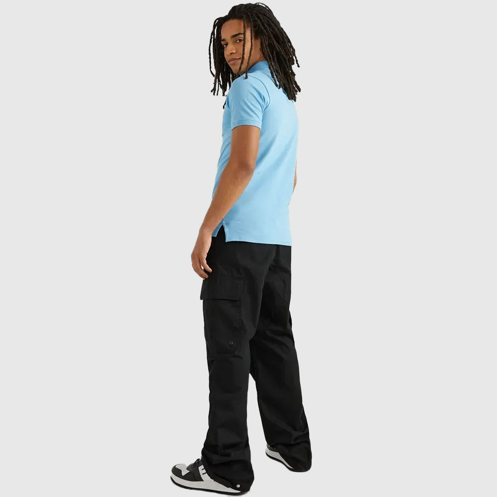 Slim Placket Polo - Blue*