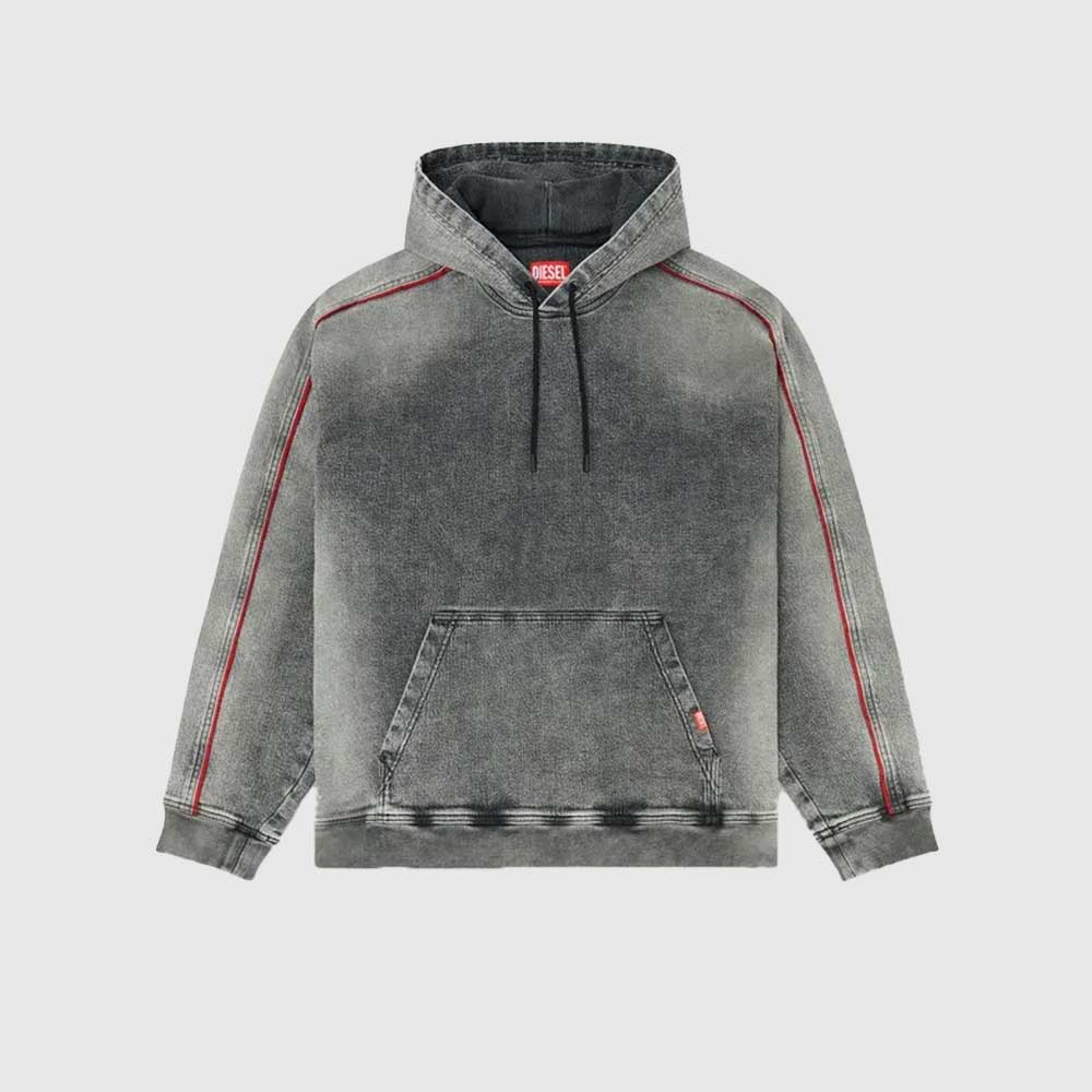 Daliwonga Sweat-Shirt Hoodie - Denim Grey