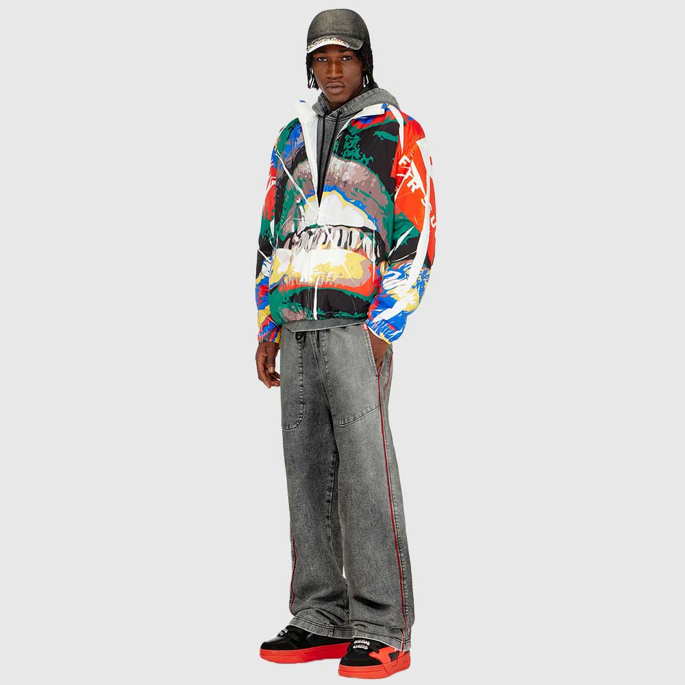 Dw-D-Martians-Ne Relaxed Sweat Denim - Denim Grey