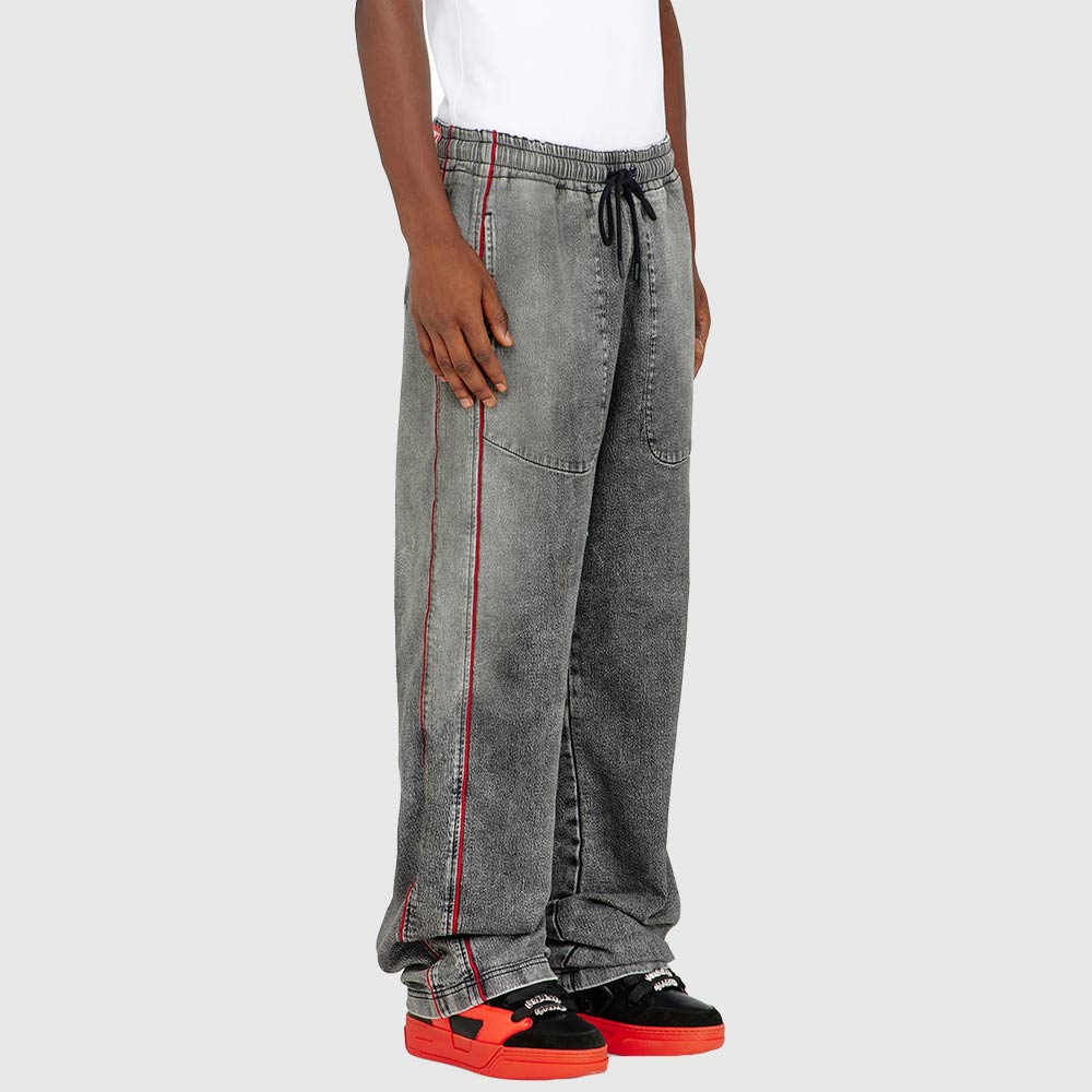 Dw-D-Martians-Ne Relaxed Sweat Denim - Denim Grey