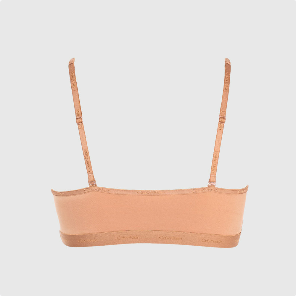 Unlined Bra - Brown *