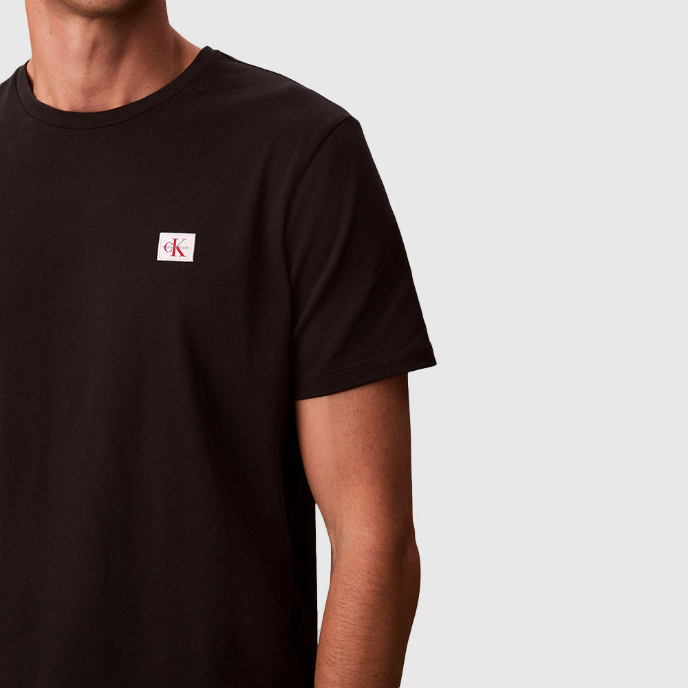 Classic Cotton Badge T-shirt - Black