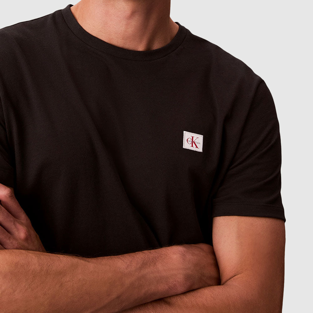 Classic Cotton Badge T-shirt - Black
