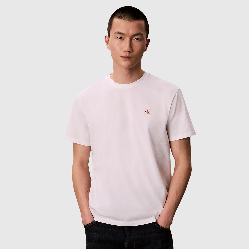 Classic Cotton Badge T-shirt - White