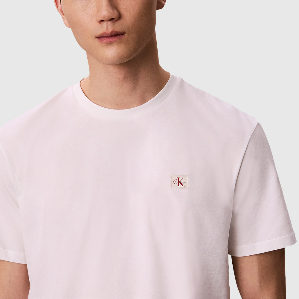 Classic Cotton Badge T-shirt - White