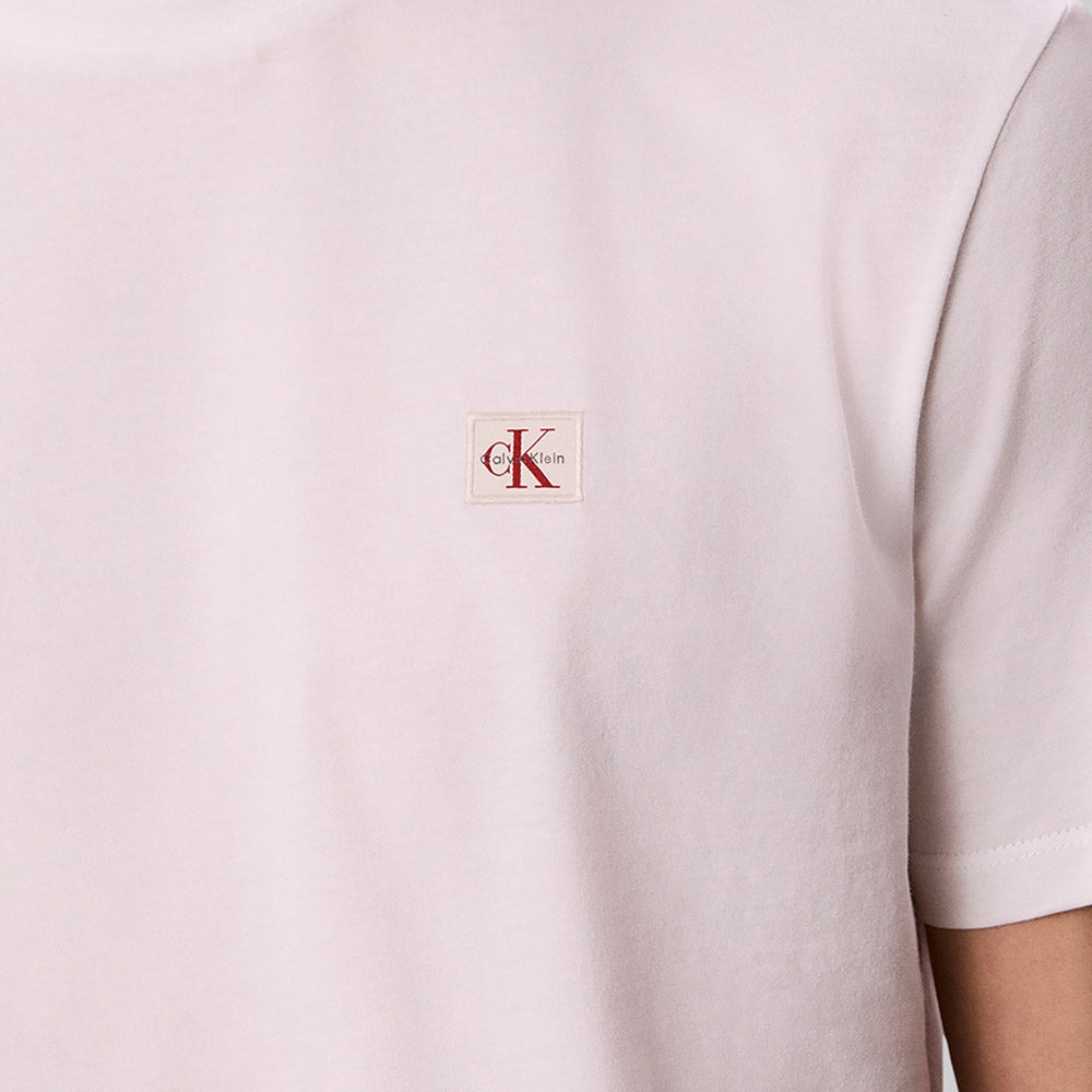 Classic Cotton Badge T-shirt - White