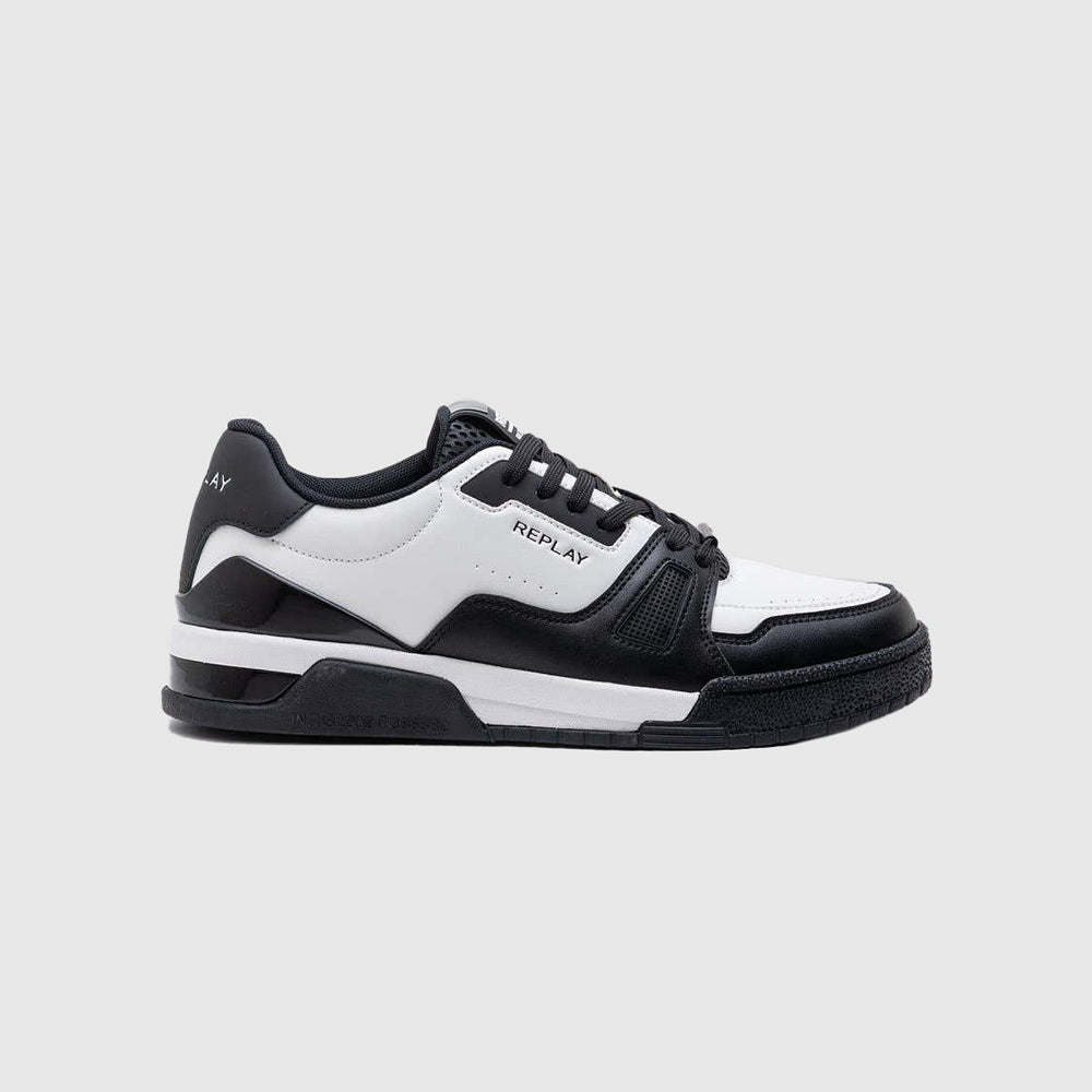 Replay Astro Low Sneaker - Black/ White |ThirdBaseUrban