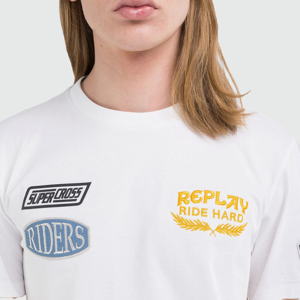 Badge Graphic T-Shirt - White
