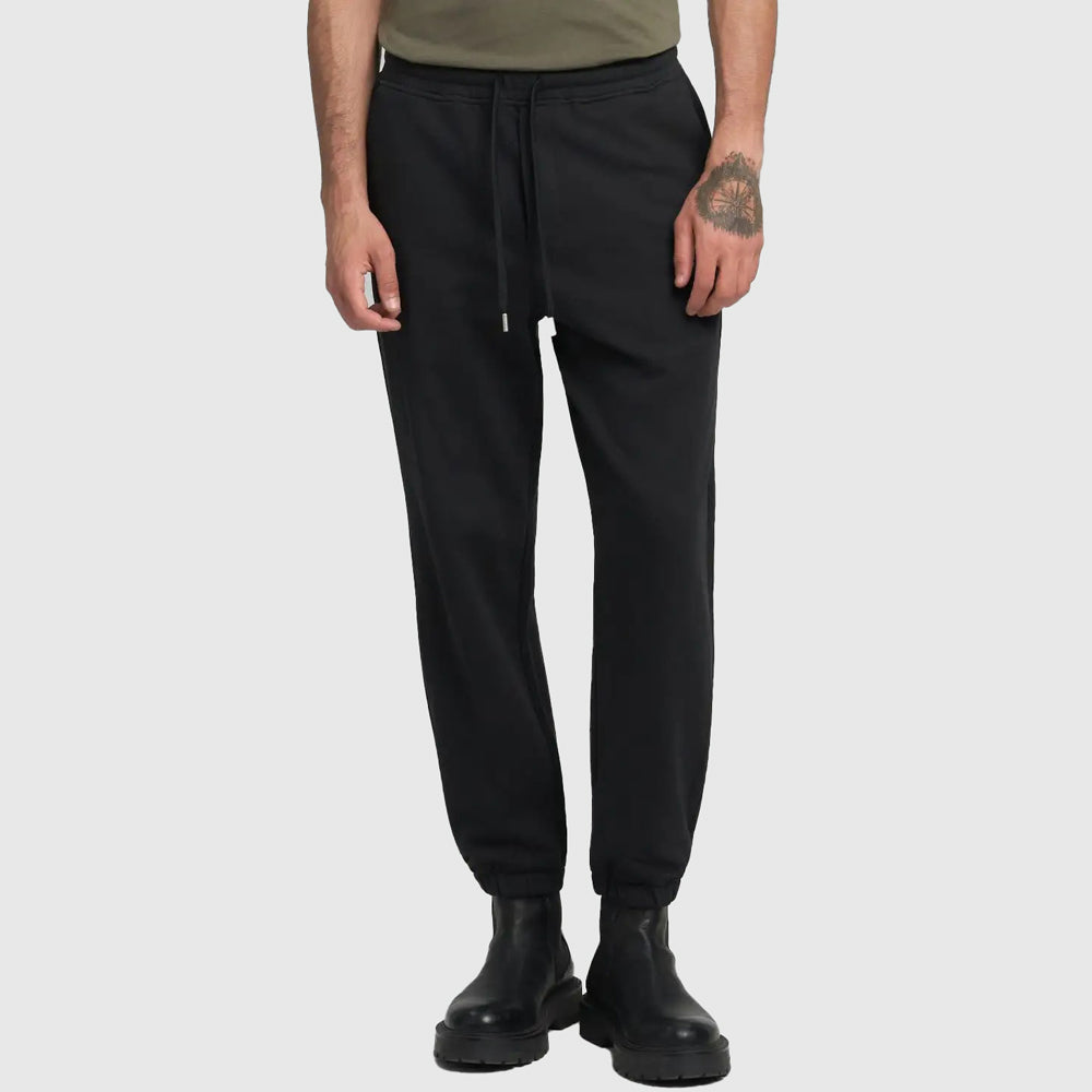 Replay Cotton Terry Fleece Sweat Pants - Black |ThirdBaseUrban