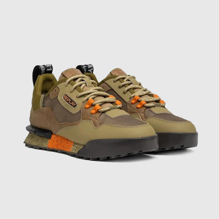 Replay Field Speed H Sa Sneaker - Khaki |ThirdBaseUrban