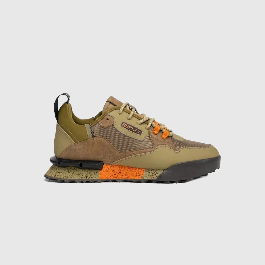 Replay Field Speed H Sa Sneaker - Khaki |ThirdBaseUrban